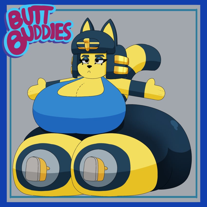 ankha ankha_thompson_(user3345) big_ass big_breasts breasts bubble_butt cleavage huge_ass huge_breasts thick_thighs user3345 wide_hips