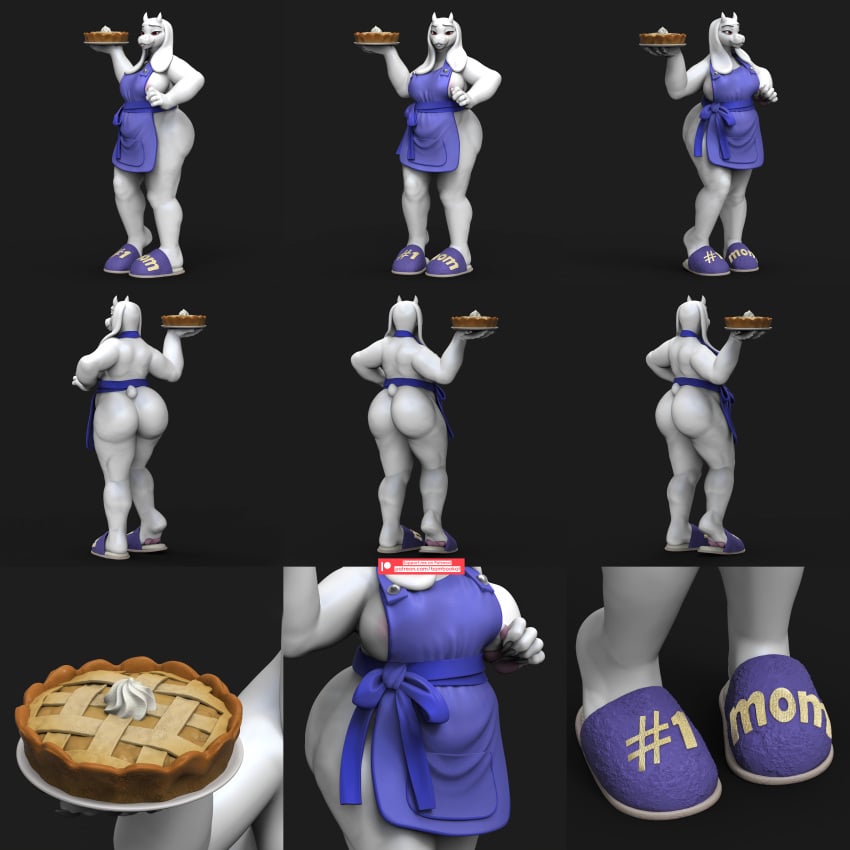 anthro bambookat female furry goat toriel undertale