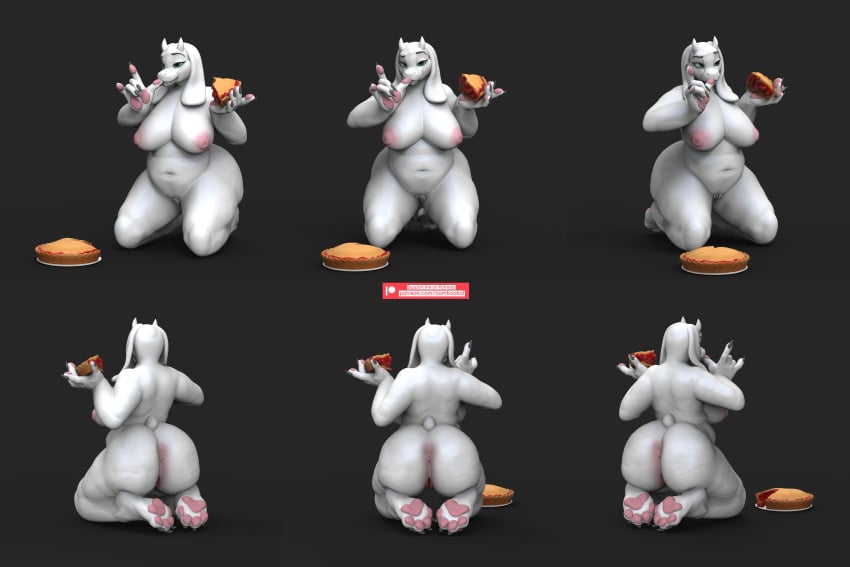 anthro bambookat female furry goat toriel undertale