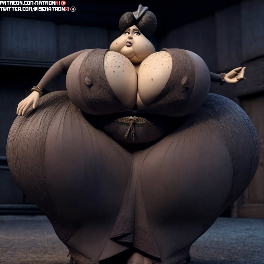 1girls 4k ai_generated ass ass bbw breasts corpse_bride fat fat_ass female female gmilf highres hips hips_wider_than_shoulders huge_breasts huge_hips huge_thighs hyper hyper_breasts massive_ass massive_breasts matronai_(artist) mature mature_female mature_woman milf nell_van_dort old older_female pale-skinned_female pale_skin patreon patreon_username pinup solo solo_female solo_focus ssbbw stable_diffusion thick thick_thighs twitter_username wide_hips