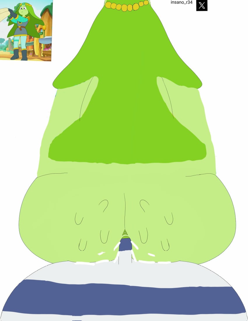 cartoon_network cum cum_in_ass green_body green_eye lady_lima_(we_baby_bears) nude_female panda penetration twitter twitter_username we_baby_bears white_background