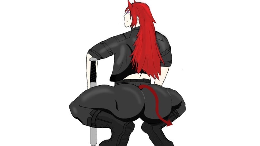 1girls arena_tower_defense artist_request cassy_(atd) cassy_(wtd) devil_horns devil_tail meme red_hair roblox roblox_game robloxian source_request tagme woman_tower_defense