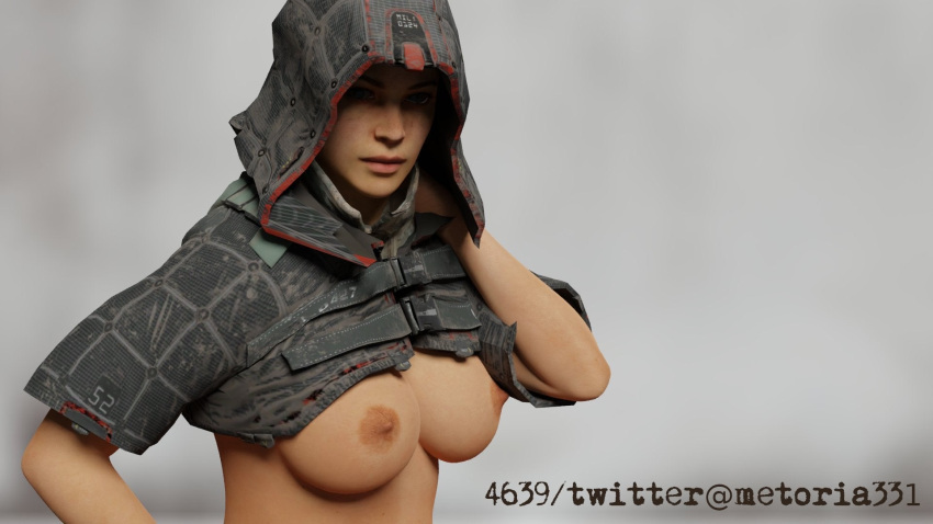 16:9 3d 4639 areolae blender breasts call_of_duty call_of_duty_black_ops_3 call_of_duty_black_ops_4 female female_only looking_at_viewer metoria331 outrider_(cod) realistic showing_breasts solo tagme