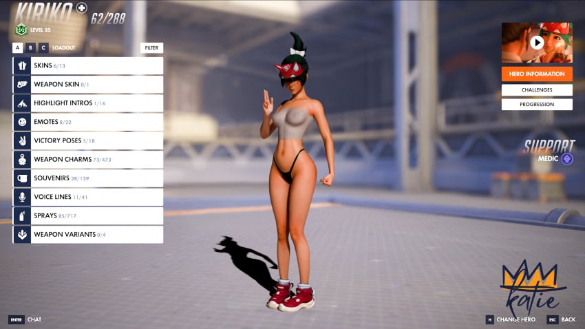 Kiriko (Overwatch) Rule 34 Image