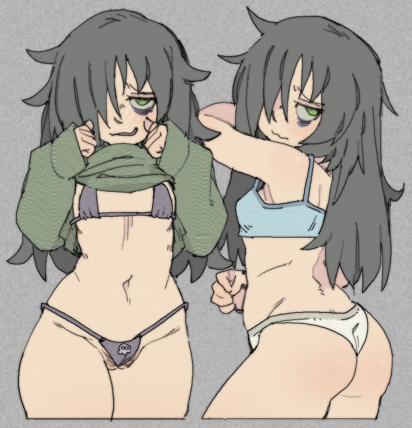 amlogamer different_angle different_poses kuroki_tomoko pantsu_ripper