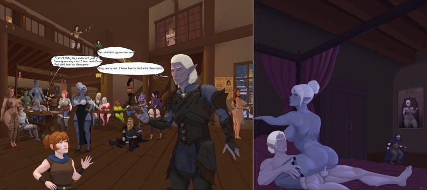 2025 ahleica_ashfall alfira baldur's_gate_3 bed bedroom blonde_hair breasts cowgirl_position cum_in_pussy dark-skinned_female dark-skinned_male dark_elf dark_elf_female dark_elf_male dark_skin detailed_background dialogue dominant_female drow dungeons_and_dragons dwarf dwarf_male elf elf_ears elf_female elf_male elowyn_(cherry-gig) english_text female forgotten_realms goblin goblin_female halfling halfling_female halfling_male hi_res high_heels human human_female indoors large_ass large_breasts light-skinned_female light-skinned_male light_skin male male/female modron muscular muscular_male naked naked_female naked_male night nude nude_female nude_male orc orc_female original_character orna_(cherry-gig) red_eyes red_hair sinafay_(cherry-gig) snow snowing stockings succy the_honeypot_(cherry-gig) tiefling tiefling_girl vampire veranthril_(volknsfw) vickie_(brumbee) vizzly_flux volk_nsfw white_hair xariah_dailstone