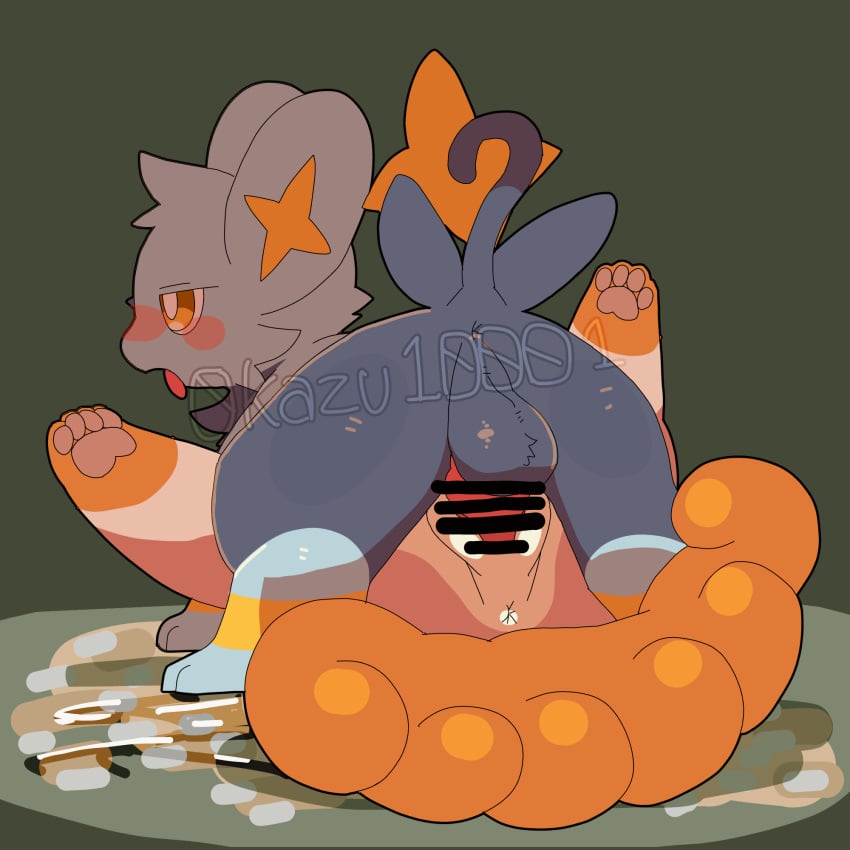 1:1 2025 animated animated_png anus balls blush bouncing_balls censor_bar censored censored_genitalia censored_penis censored_pussy duo faceless_character faceless_female female feral feral_on_feral generation_1_pokemon generation_4_pokemon genitals hi_res loop lying male male/female nintendo nude okazu on_back open_mouth pawpads penetration perineum pokemon pokemon_(species) pussy raised_tail rear_view sex shinx short_playtime tail tongue tongue_out vaginal_penetration vaginal_penetration vulpix watermark