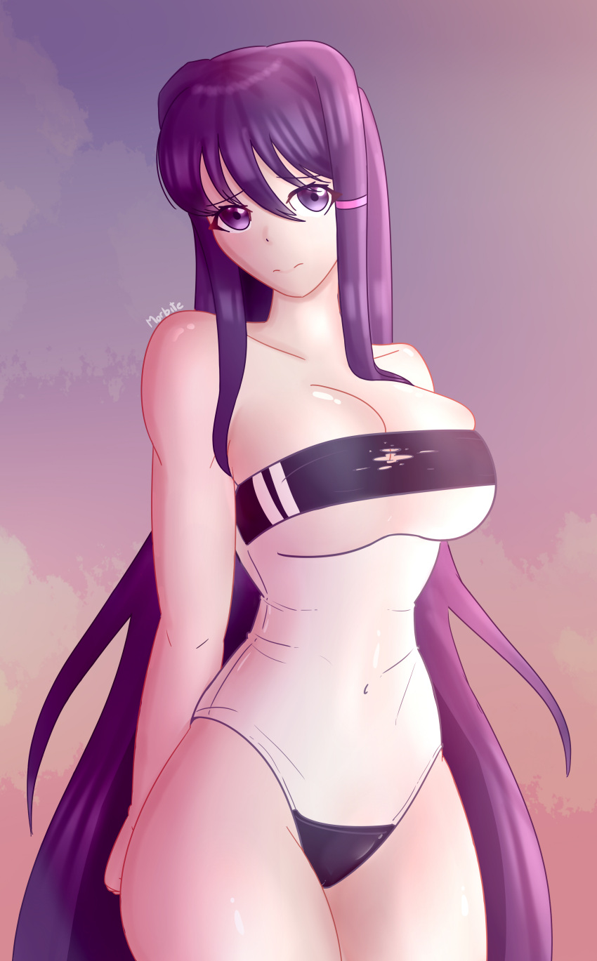 Yuri (Doki Doki Literature Club) Rule 34 Image