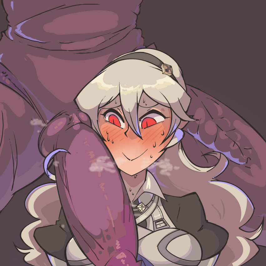 1boy armor blush commission commissioner_upload corrin_(female)_(fire_emblem) corrin_(fire_emblem) davewaterfalls dracophilia dragon fellatio female fire_emblem fire_emblem_fates headband imminent_fellatio imminent_oral large_penis long_hair looking_at_penis metroid monster_on_female nintendo oral penis_awe red_eyes ridley silver_hair straight super_smash_bros. sweat very_long_hair zoophilia