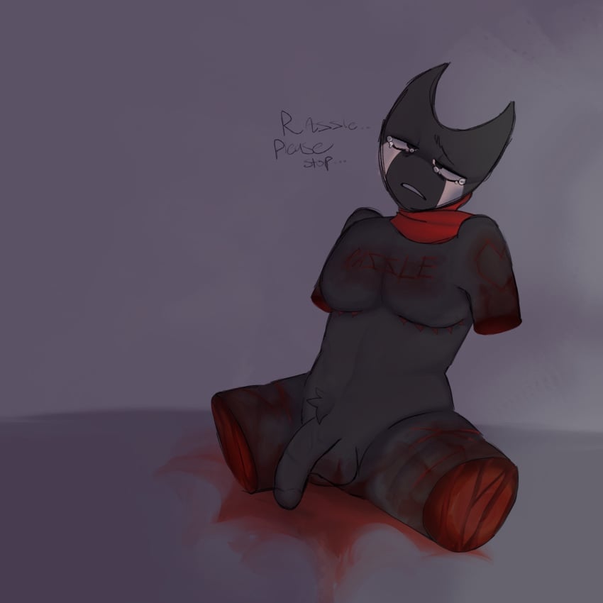 blood cuts dandy's_world dandys_world gore incest no_arms no_legs penis razzle_and_dazzle_(dandy's_world) torture