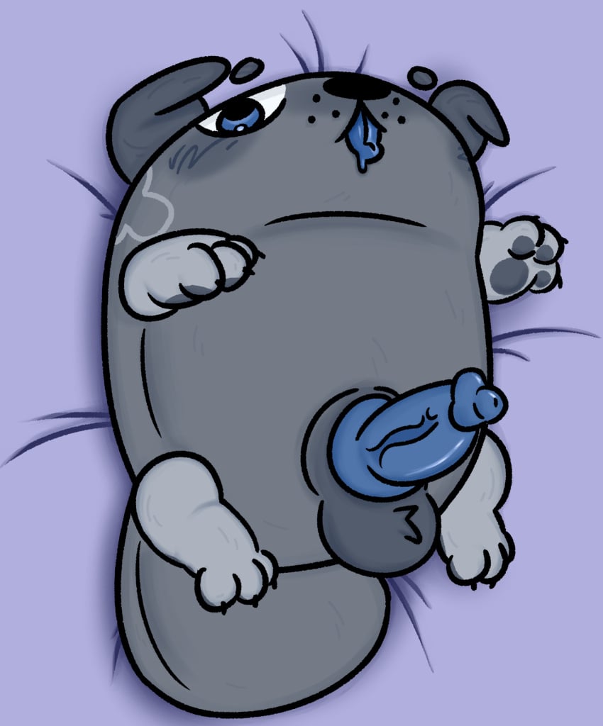 body_pillow body_pillow_design bodypillow canine dakimakura dandy's_world feral male male_only nonplayerchar pebble_(dandy's_world) solo_male zoophilia zoophilia