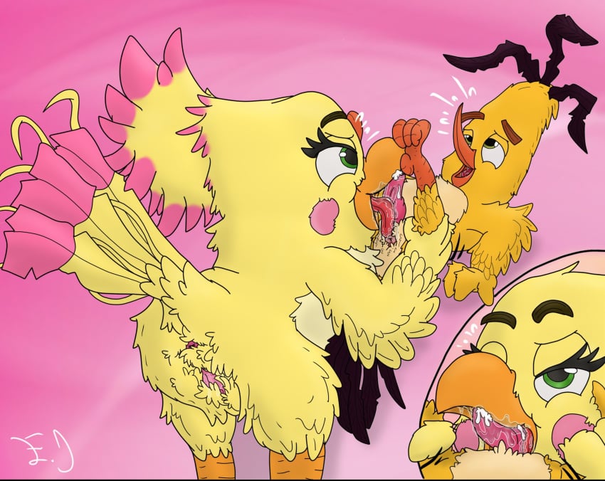 angry_birds chuck_(angry_birds) columbia_pictures fellatio furry licking nietvart poppy_(angry_birds) rovio rovio_animation rovio_entertainment sega sony straight the_angry_birds_movie