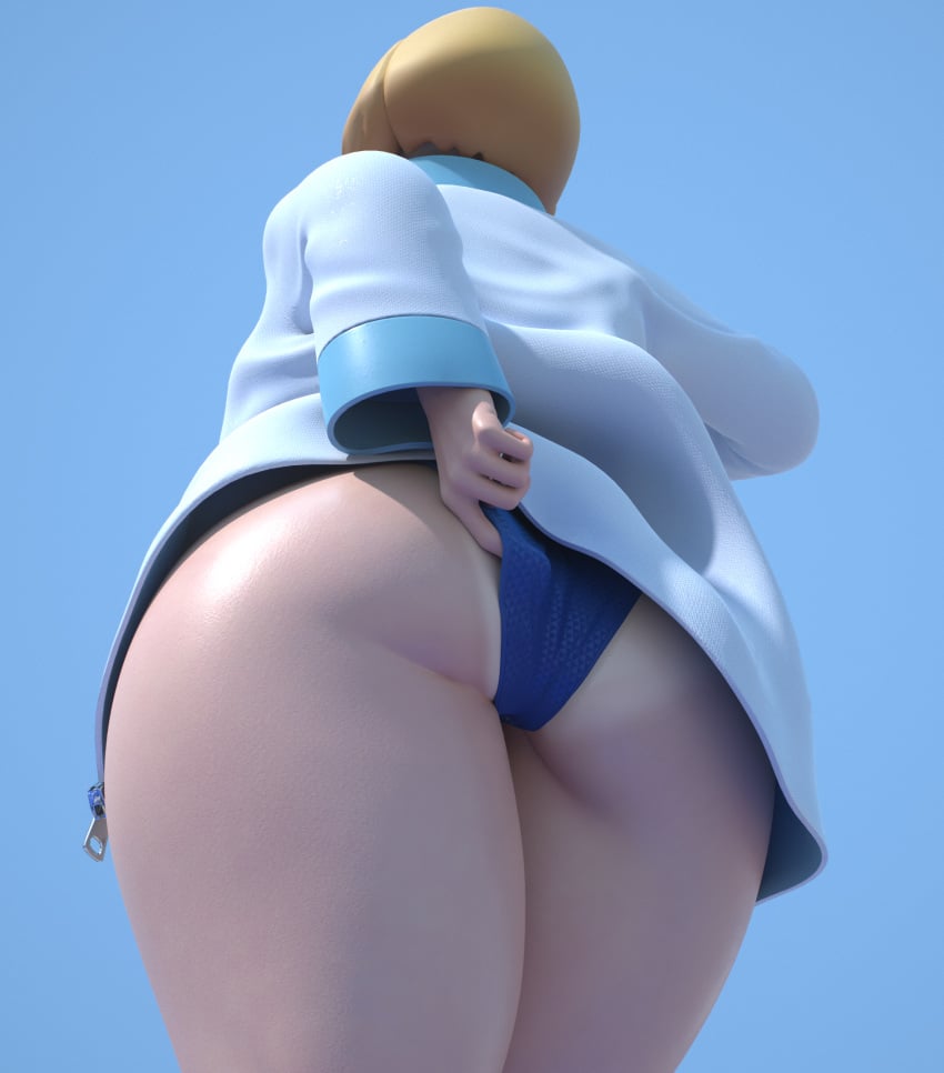 3d alternate_breast_size ass big_ass big_breasts breasts clothing competition_swimsuit cowboy_shot curvaceous dat_ass female game_freak high_resolution hips huge_ass huge_breasts kasumi_(pokemon) large_ass large_breasts legs misty_(pokemon) muscle nintendo one-piece_swimsuit orange_hair pokemon pokemon_(game) pokemon_gsc pokemon_hgss simple_background solo standing swimsuit tank_suit thick_thighs thighs usukeninja white_swimsuit wide_hips