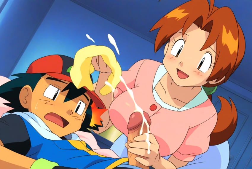 Ash Ketchum (Delia Ketchum) Rule 34 Image