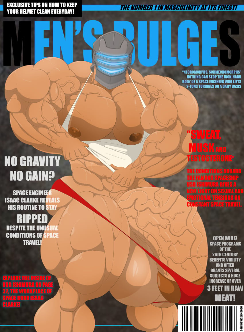 abs biceps bodybuilder centaurus daz_candyman dead_space fake_magazine_cover hyper hyper_balls hyper_genitalia hyper_muscles hyper_penis hyper_testicles isaac_clarke magazine_cover male male_focus male_only muscle muscles muscular muscular_arms muscular_ass muscular_back muscular_legs muscular_male muscular_thighs nipples pecs veins veiny_penis