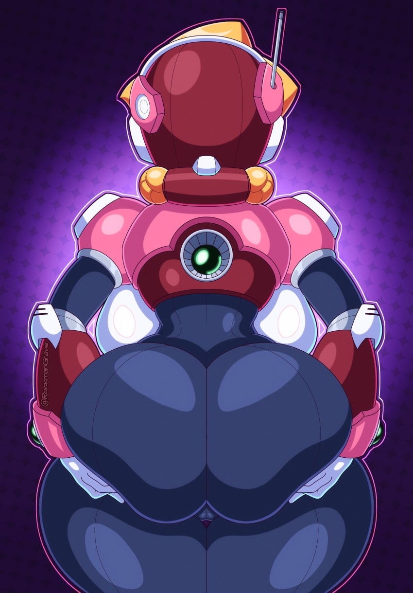 alia ass_bigger_than_head ass_focus ass_grab big_ass faceless_female holding_ass mega_man mega_man_x reploid robot_girl rockmangrave