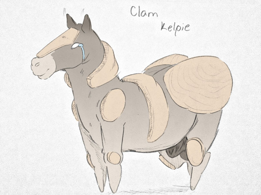 horse kelpie saltiest_master sheath tears