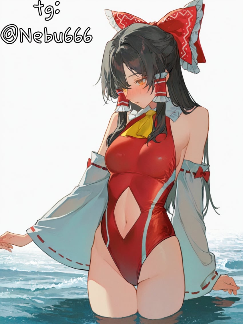 ai_assisted ai_generated artist_name edit nebu666 reimu_hakurei touhou touhou_project watermark