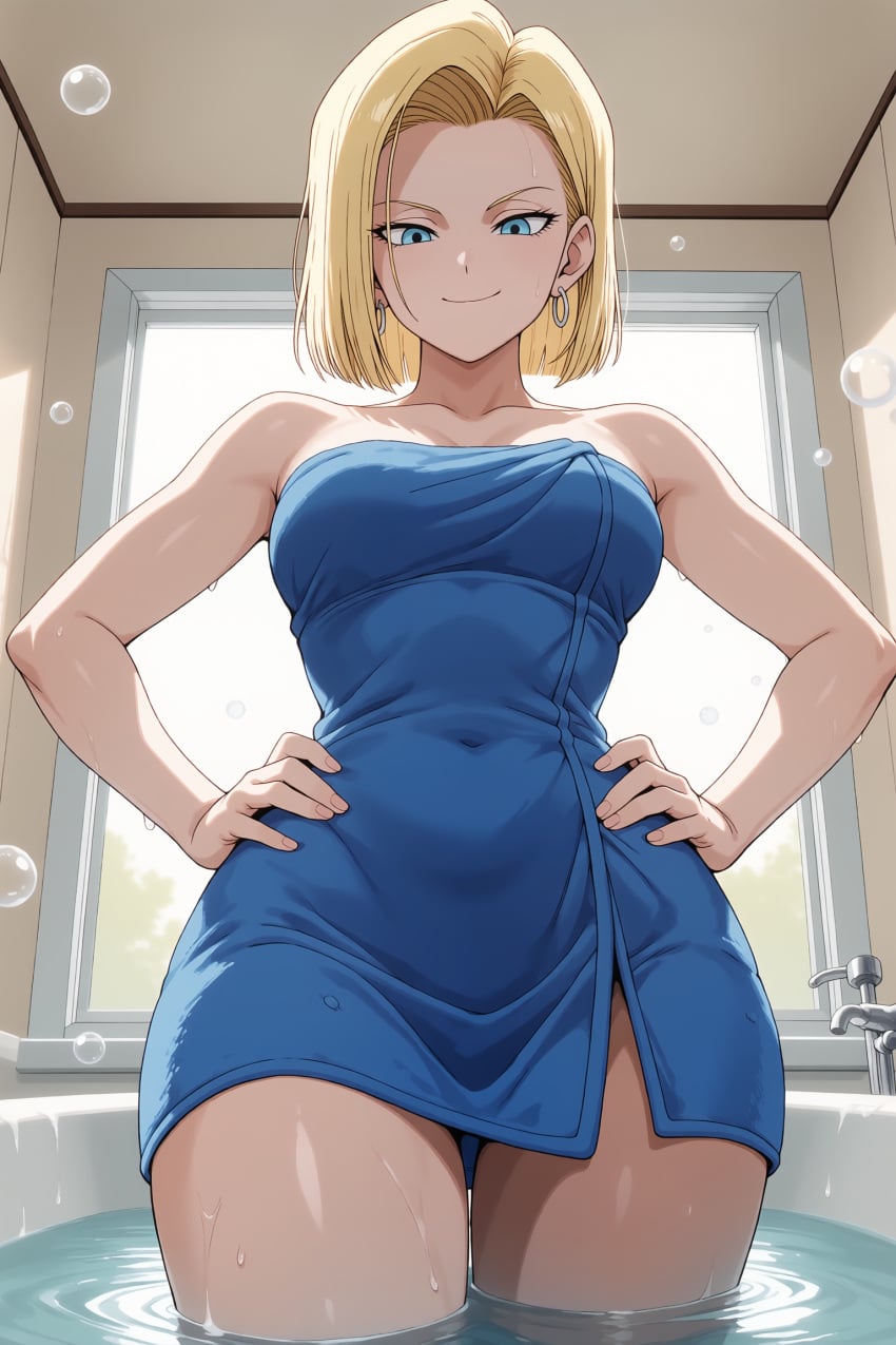 Android 18 (Dragon Ball) Rule 34 Image