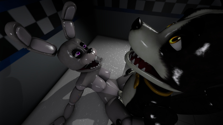 3d belly breasts buillk8 canine doug_(tnar) fazbear_fanverse five_nights_at_freddy's orgasm_face rabbit rachel_(tnar) straight those_nights_at_rachel's vaginal_penetration