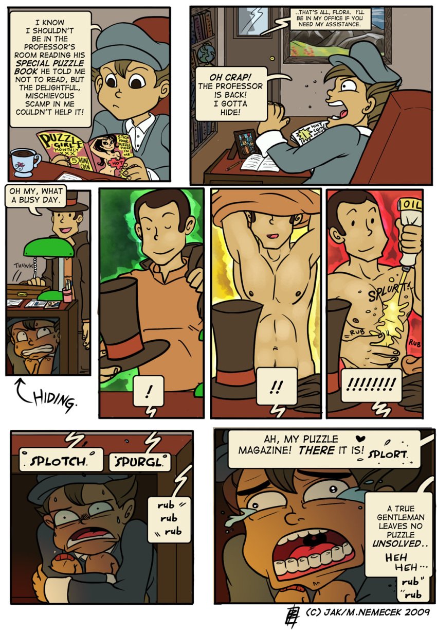 hershel_layton luke_triton male_only professor_layton tagme