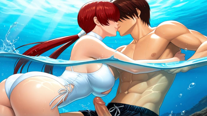 ai_generated couple_sex king_of_fighters kof kyo_kusanagi shermie_(kof) the_king_of_fighters