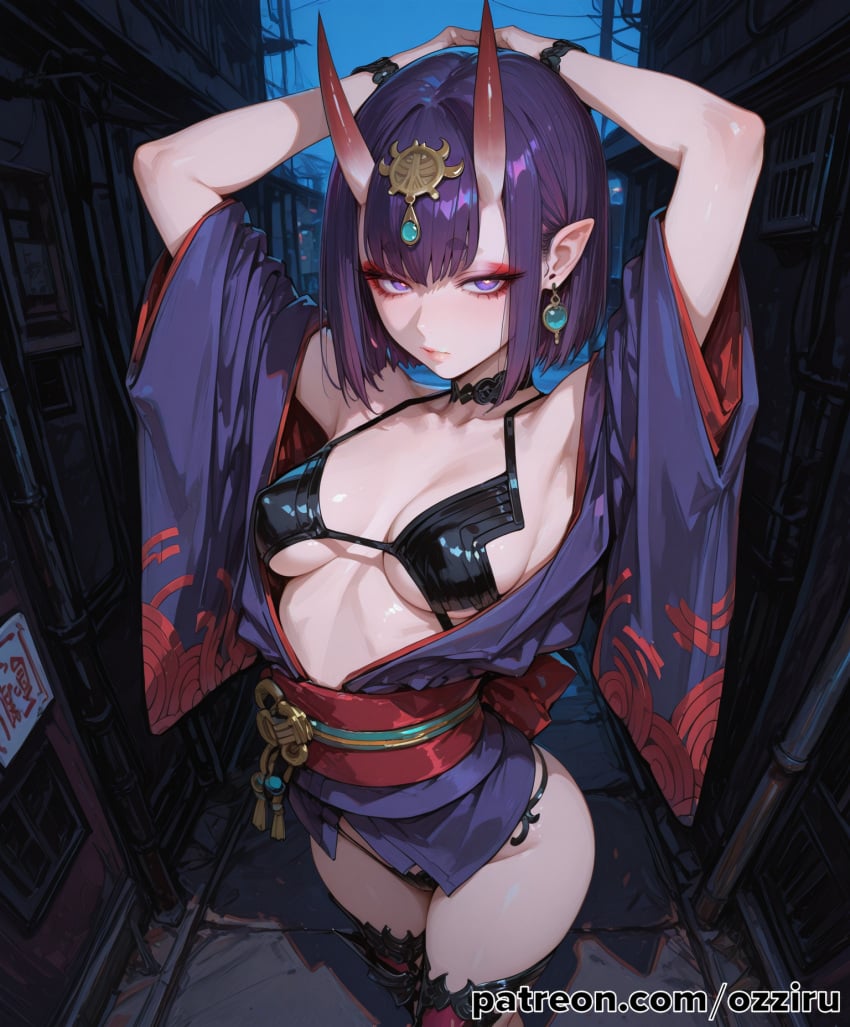 2boys 3boys 4boys 5boys 6+boys absurd_res ai_generated alley alley_sex alleyway alternate_version_at_source alternate_version_available arms_behind_head arms_up backalley cute cute_face fate/grand_order fate_(series) female female_focus gangbang gangrape hi_res highres horns horns_girl light-skinned_female light_skin multiple_boys multiple_males multiple_penises night night_sky outdoor_nudity outdoor_sex outdoors outercourse outside ozziru pale-skinned_female pale_skin patreon petite petite_body petite_female prostitution public public_exposure public_indecency public_nudity public_sex purple_hair revealing_clothes rough_sex seductive seductive_look seductive_pose seductive_smile self_upload sexy sexy_body sexy_female sexy_pose short_hair shuten_douji_(fate) shuten_douji_(fate/grand_order) size_difference small_breasts smaller_female solo solo_female solo_focus standing street submissive submissive_female surrounded surrounded_by_men surrounded_by_penis surrounded_by_penises uncensored