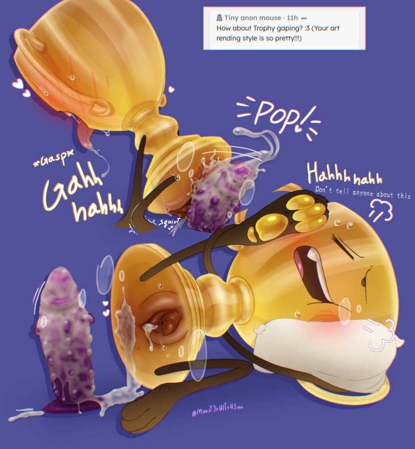1boy adamation_inc. adamationz anal_masturbation anal_orgasm anal_penetration animationepic big_clitoris darkened_genitalia dildo gaping_anus ii inanimate_insanity masturbation mini_comic monst3rultr4sun object_show object_show_community object_shows osc pawpads paws sex_toy sex_toy_insertion tdick text transman trophy_(ii)
