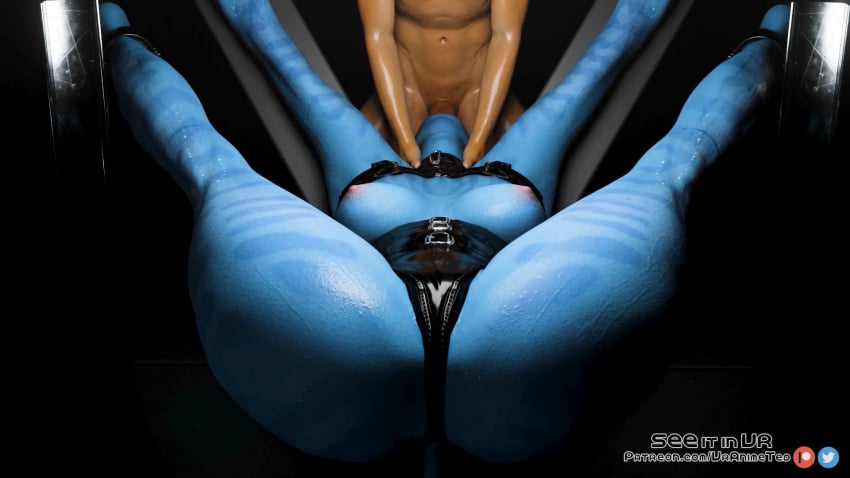 1boy 1boy1girl 1girls 3d alien alien/human alien_girl ass avatar big_ass blowjob blue_skin bondage bound deepthroat female front_view gifdoozer human human_on_humanoid interspecies larger_female legs male male/female male_human/female_alien na&#039;vi neytiri nude nude_male penis pussy restrained sex sfm size_difference smaller_male spread_legs thick_thighs throat_swabbing uncensored virtual_reality vranimeted