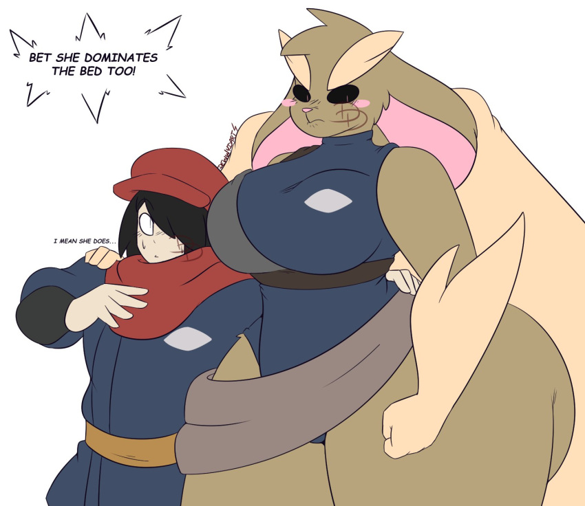 alpha_pokémon big_breasts dewwydarts dewwydartz female furry huge_breasts lopunny lucy(dewwydartz) pokémon_(species) pokemon pokemon_(species) pokemon_legends:_arceus tagme thick_thighs wide_hips