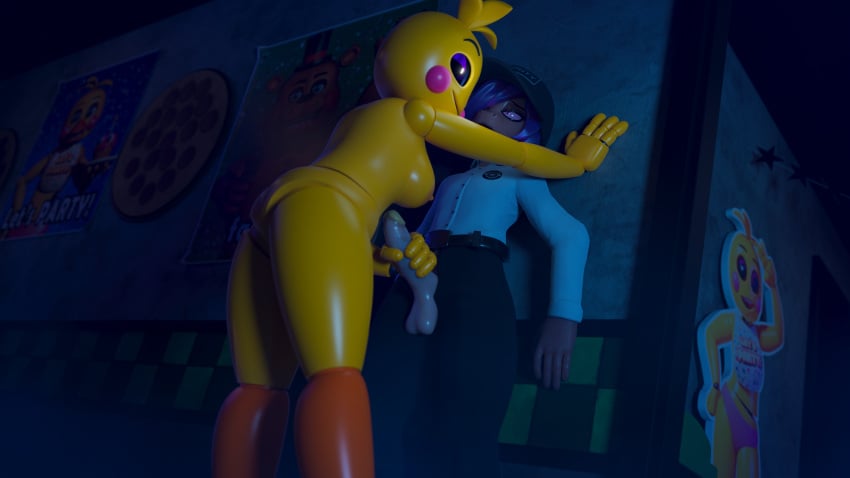 3d absurd_res against_surface against_wall animal_humanoid anthro ashleyorange avian bird brown_body brown_scales chicken clothing connor_(snakemayo) duo feathers female five_nights_at_freddy's five_nights_at_freddy's_2 galliform gallus_(genus) genitals hair handjob hi_res humanoid humanoid_genitalia humanoid_penis machine male male/female penile penis phasianid plantigrade purple_hair reptile reptile_humanoid robot robot_humanoid scales scalie scalie_humanoid scottgames security security_guard security_uniform sex snake snake_humanoid toy_chica_(ashleyorange) toy_chica_(fnaf) uniform video_games yellow_body yellow_feathers