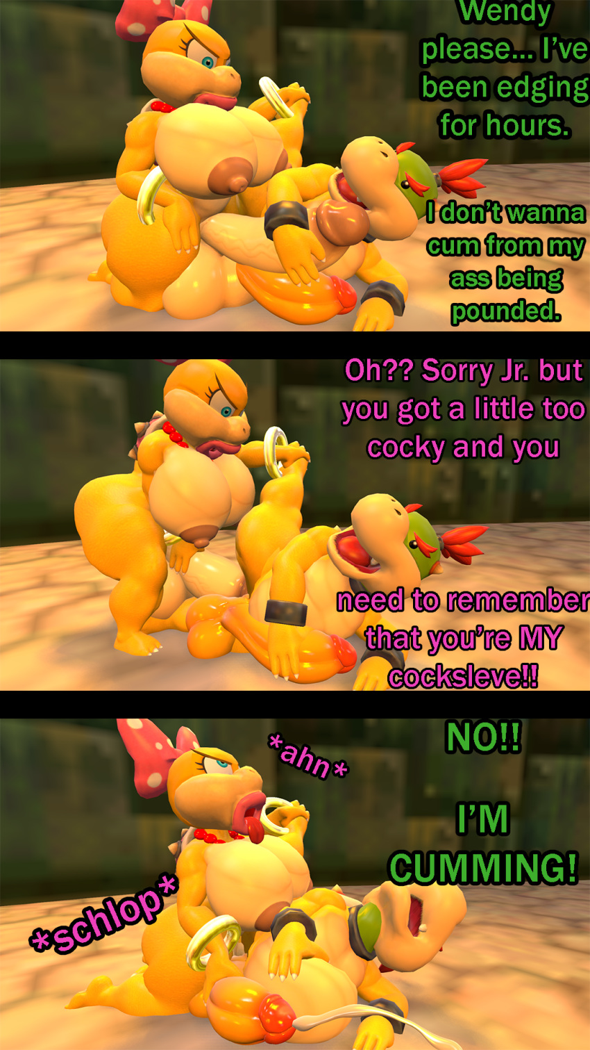 1boy 1futa 3d anal anal_insertion anal_sex big_ass big_balls big_breasts big_butt big_penis bowser_jr. comic comic_page cum cum_announcement cumming cumming_from_anal_sex cumming_together deep_penetration forced_orgasm futa_is_bigger futa_on_male futadom futanari huge_ass huge_balls huge_breasts huge_butt huge_cock huge_testicles mario_(series) nintendo nutmansfm reluctant size_comparison size_difference source_filmmaker stomach_bulge super_mario_bros. sword_fight swordfight thick_lips wendy_o._koopa