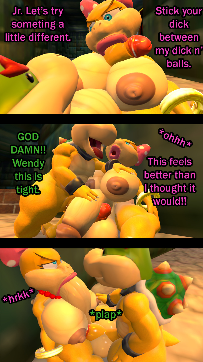 1boy 1futa 3d autofellatio balljob big_ass big_balls big_breasts big_butt big_penis blowjob blowjob_face bowser_jr. comic comic_page futa_is_bigger futanari huge_ass huge_balls huge_breasts huge_butt huge_cock huge_testicles mario_(series) nintendo nutmansfm self_sucking source_filmmaker super_mario_bros. sword_fight swordfight thick_lips wendy_o._koopa