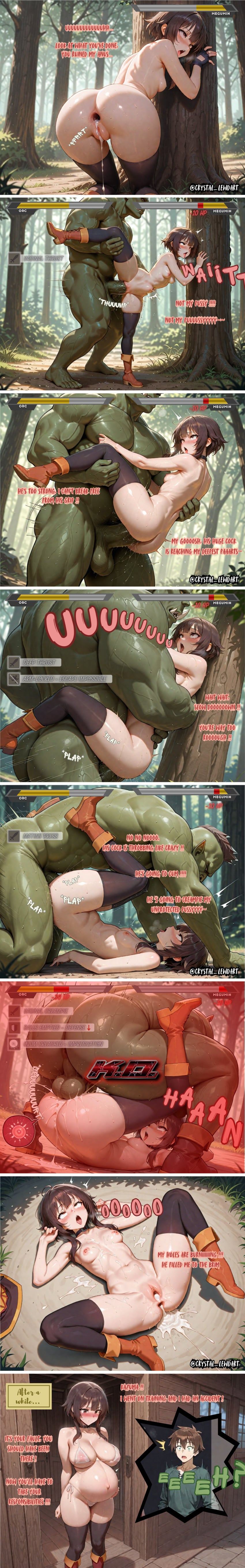 Megumin (Kono Subarashii Sekai Ni Shukufuku Wo!) Rule 34 Image