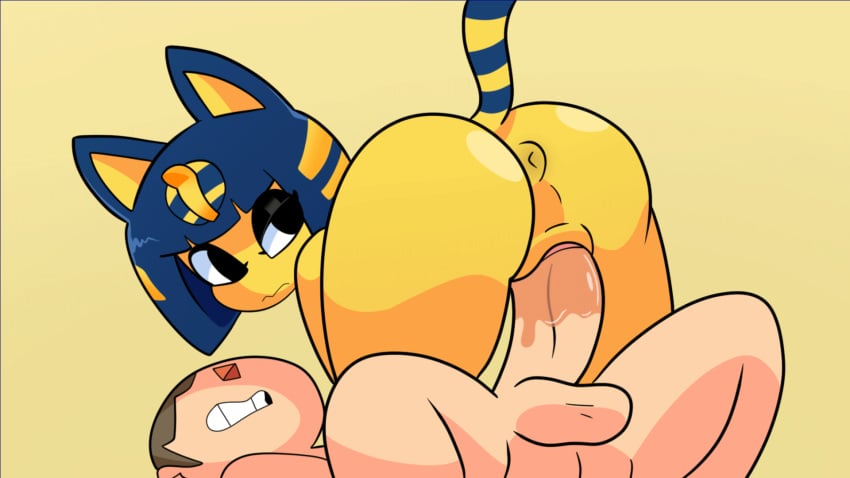 1boy 1boy1girl 1girls animal_crossing animated ankha anus bigdarkpp cowgirl_position drawmatt felid feline felis female female_penetrated from_front_position fur furry male male/female male_penetrating male_penetrating_female naked nintendo nude pussy rear_view tail vaginal_penetration villager_(animal_crossing)