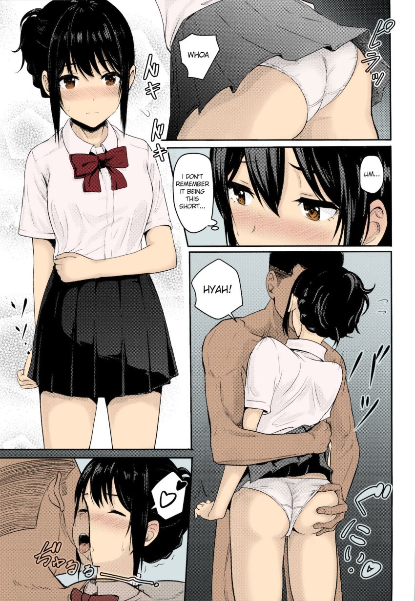 bedroom black_hair blush braid breast_sucking breasts brown_eyes cheating college_student colorized comic couple defloration drunk female french_kiss hair_ribbon hamaguchi-senpai highres hotel hotel_room kimi_no_na_wa kimi_no_na_wa. kissing licking licking_ass long_hair lying lying_on_person making_out missionary miyamizu_mitsuha mole mole_under_eye monochrome netorare nipples ntr nude orgasm orgasm_denial partially_colored penis pussy rape rape_face ribbon sex shukurin sleep_molestation sleeping stealing_girlfriend1boy stealing_girlfriendbed straight straight1boy string third-party_edit