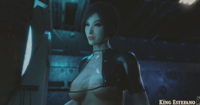 ada ada_wong breasts capcom latex_suit resident_evil resident_evil_2 resident_evil_8:_village spy suit