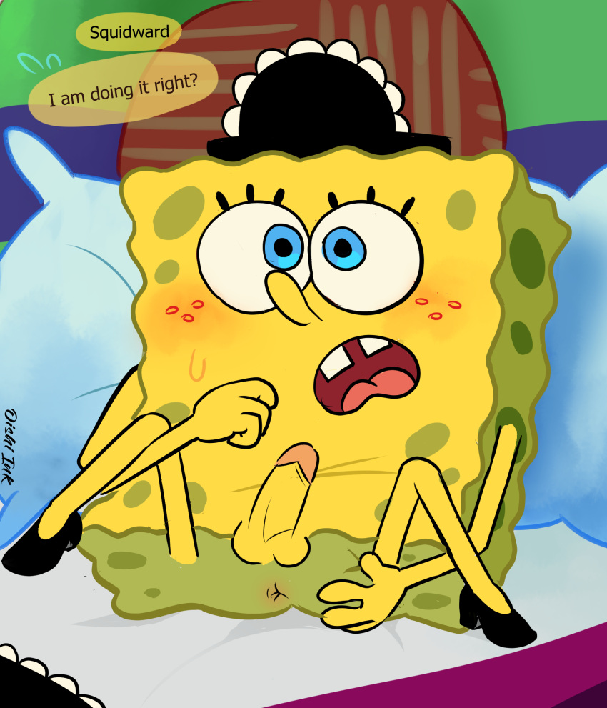 maid male male_only nickelodeon sea_sponge smooth_skin spongebob_(artist) spongebob_squarepants spongebob_squarepants_(character) squidbob squidward_tentacles submissive submissive_male uke yaoi