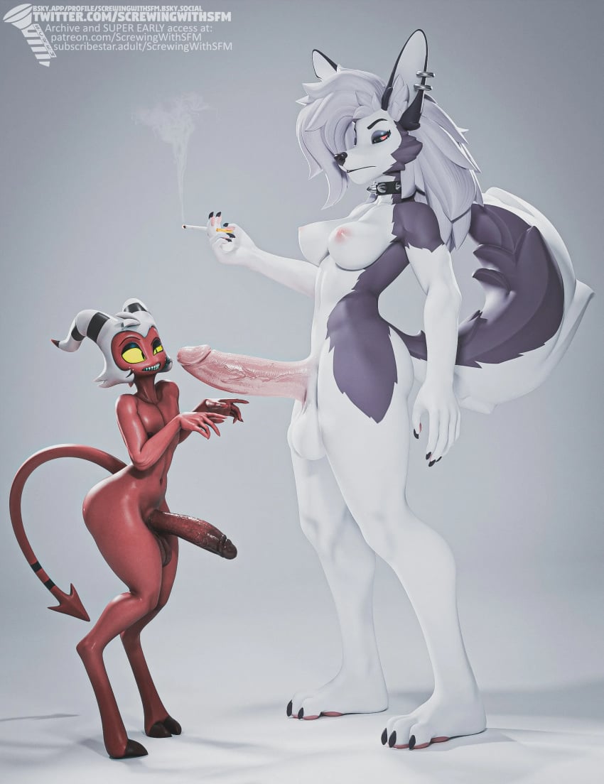 Femboy Loona (Hellaverse) Rule 34 Image