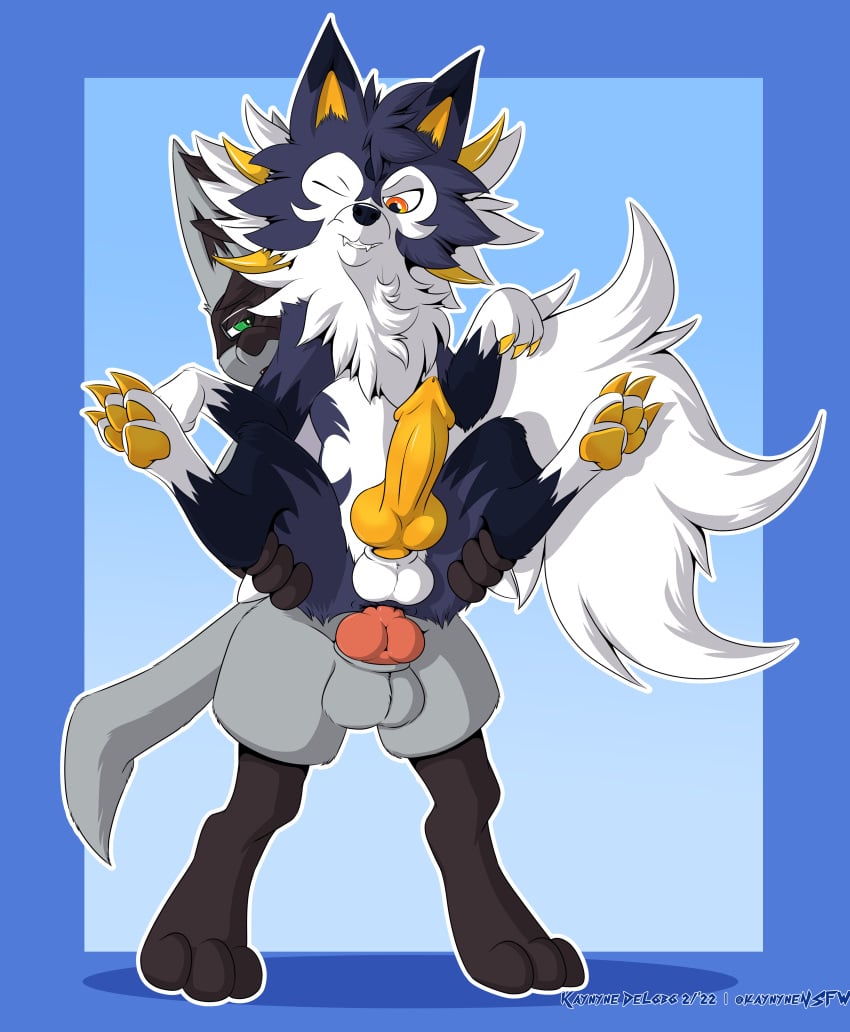 absurd_res alex_delobo_(character) anal anal_sex anthro balls canid canine digital_media_(artwork) duo erection feral genitals hi_res k9player_(artist) knot lucario lycanroc male male/male male_penetrated male_penetrating male_penetrating_male mammal nintendo penetration penile penis pokemon pokemon_(species) sex simple_background video_games