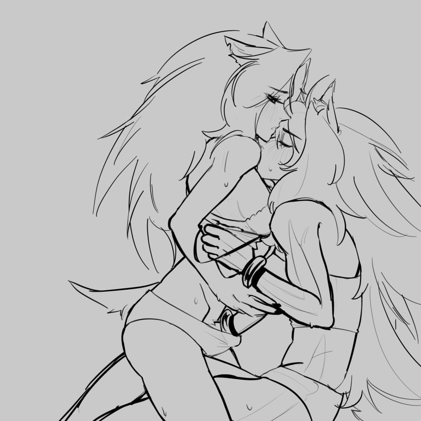 1futa 1girls animal_ears bra drawing female futa_on_female futanari futasub genderswap_(mtf) grabbing_clothing hands_in_panties humanized humanoid kemonomimi kissing kissing_neck lesbian_sex on_lap shadow_the_hedgehog shirt_down shirt_pull sketch sonadow sonic_(series) sonic_the_hedgehog sonic_the_hedgehog_(series) stripping yuri yuri.com