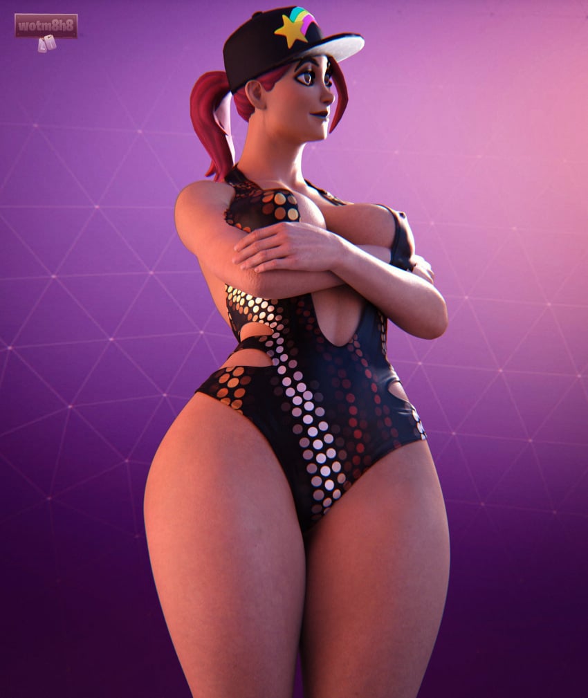 1girls beach_bomber fortnite hips swimsuit wotm8h8