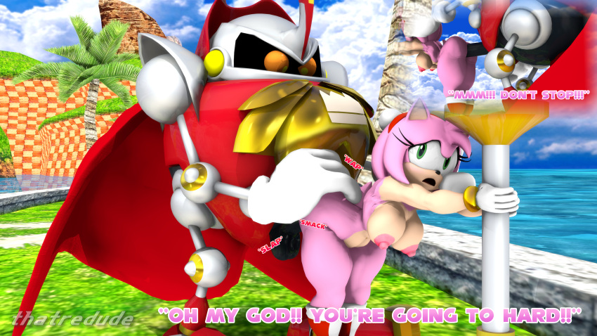 3d amy_rose anal anal_sex back_view big_ass big_balls big_breasts big_butt big_penis grabbing_ass green_eyes hard_cock heavy_king hedgehog holding_object horny looking_at_partner metallic_penis orange_eyes pink_fur pleasured_face red_body robot robot_on_mobian robot_penis rough_anal rough_sex sega sonic_(series) sonic_the_hedgehog_(series) thatredude