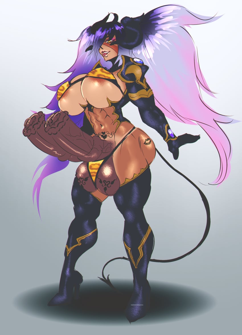 1futa abs areolae armor ass_tattoo ball_tattoo balls big_ass big_balls big_breasts bikini bikini_bottom bikini_top bimbo boots breasts demon demon_futa demon_horns demon_tail diphallia diphallism futa_only futanari gabriela_gogonea gloves gyaru heel_boots heels high_heel_boots high_heels horns horse_penis horsecock horsecock_futanari huge_ass huge_balls huge_breasts huge_cock jewelry leopard_print long_hair long_tail massive_ass massive_balls massive_breasts multi_penis multicolored_hair muscular muscular_futanari panties_between_balls partially_clothed penis pubic_tattoo purple_hair scar succubus tail tan_lines tan_skin tattoo tattoos tessa_atelier toned_futa twintails yellow_eyes