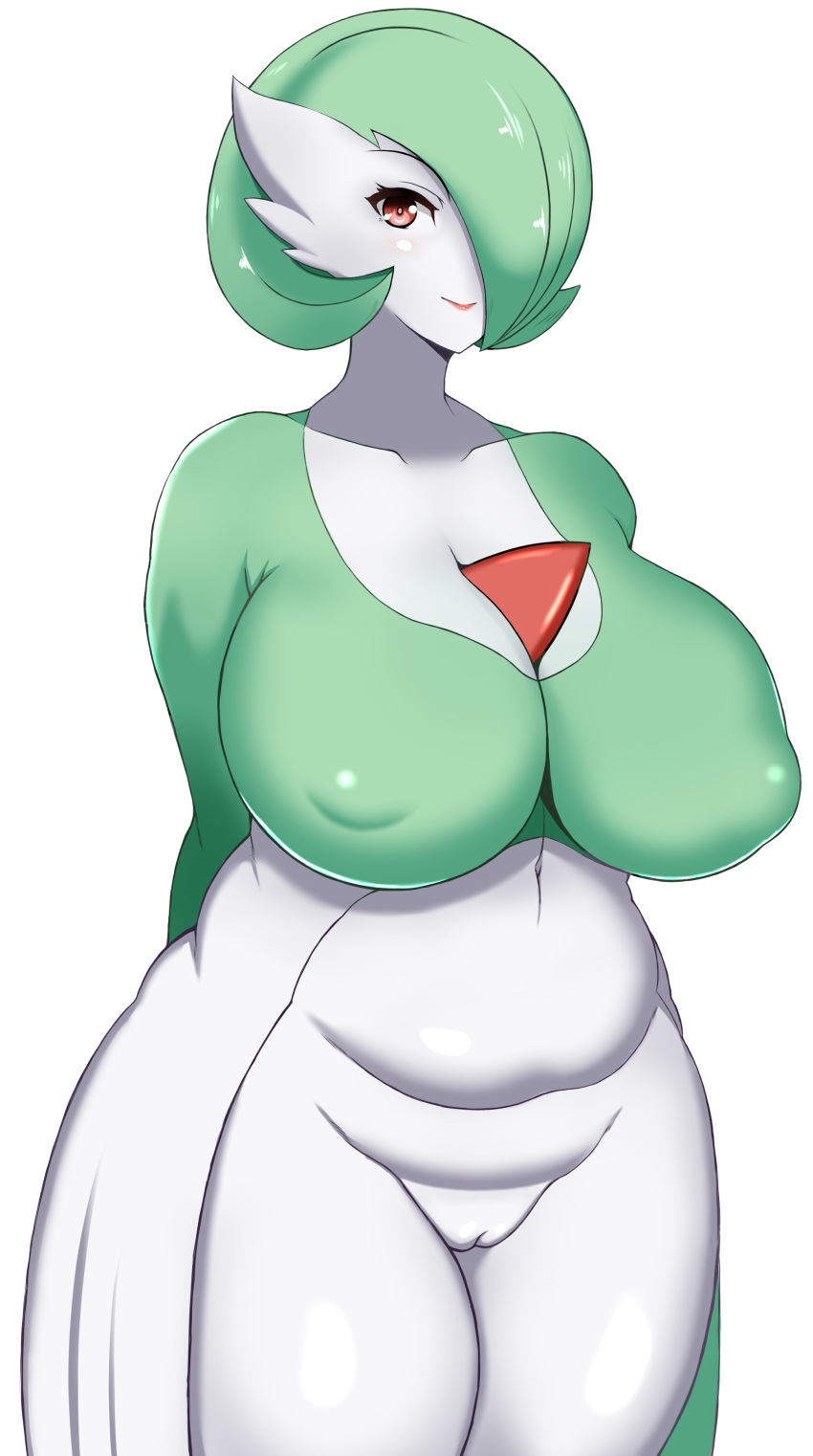 1girls 2022 alpha_pokémon big_breasts breasts chest_spike female female_only gardevoir green_hair hair_over_one_eye hips huge_breasts humanoid large_breasts massive_breasts nintendo nipples_visible_through_clothing pokémon_(species) pokemon pokemon_(species) pokemon_legends:_arceus pokemon_only puffy_nipples pussy red_eyes smile solo solo_female thick thick_thighs thighs uncensored vagina venus_body white_body white_skin wide_hips wlcmt