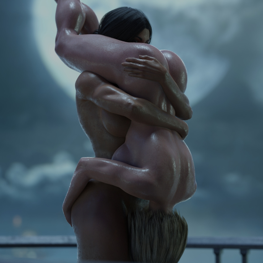 2girls 3d 69 69_position ass big_ass big_breasts breasts chrono_chad completely_naked completely_naked_female completely_nude completely_nude_female cunnilingus dark-skinned_female dc dc_comics diana_prince female female_only hair_bun injustice_2 kara_danvers kara_zor-el licking_pussy light-skinned_female nude olive_skin oral oral_sex standing_69 standing_sex supergirl supergirl_(injustice) superman_(series) sweat wayne_tower wonder_woman wonder_woman_(injustice) wonder_woman_(series) yuri