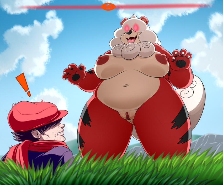 ! 2022 6:5 alpha_pokémon anthro anthrofied areola big_nipples breasts canid canine canis chubby chubby_female death_by_snoo_snoo duo female fur furry game_freak genitals growlithe hi_res hisuian_growlithe huge_areolae huge_breasts human imminent_rape imminent_snu_snu larger_female lonbluewolf male mammal naked nintendo nipples nude outdoors overweight overweight_anthro overweight_female pokémon_(species) pokémorph pokemon pokemon_legends:_arceus pussy rei_(pokemon) size_difference smaller_male solo_focus tail uncensored