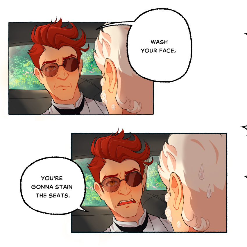 aziraphale crowley gay good_omens