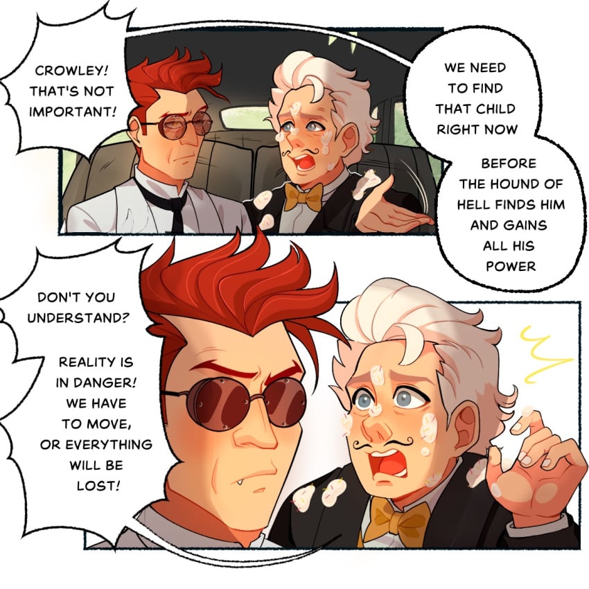 aziraphale crowley gay good_omens