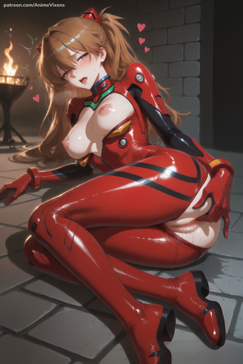 Asuka Langley Sohryu (Neon Genesis Evangelion) Rule 34 Image